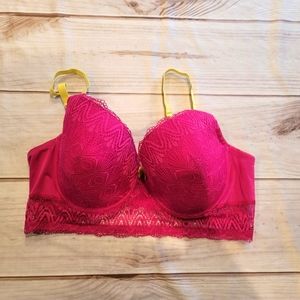 Pink bra